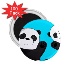 Cute pandas 2.25  Magnets (100 pack) 