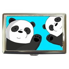 Cute Pandas Cigarette Money Cases by Valentinaart