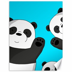 Cute Pandas Canvas 18  X 24   by Valentinaart