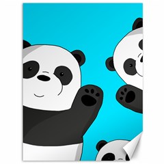 Cute pandas Canvas 36  x 48  