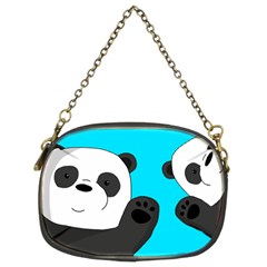 Cute Pandas Chain Purses (two Sides)  by Valentinaart