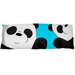 Cute Pandas Body Pillow Case Dakimakura (two Sides) by Valentinaart