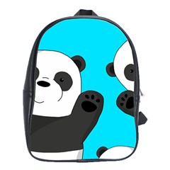 Cute pandas School Bag (XL)