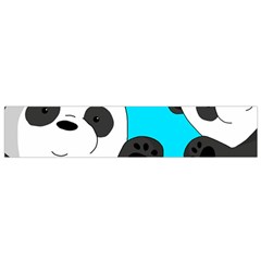 Cute pandas Flano Scarf (Small)