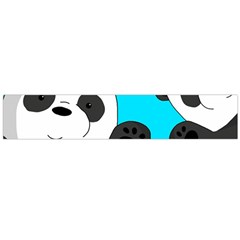 Cute pandas Flano Scarf (Large)