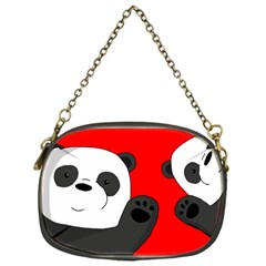 Cute Pandas Chain Purses (one Side)  by Valentinaart