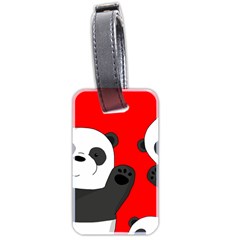 Cute Pandas Luggage Tags (two Sides) by Valentinaart