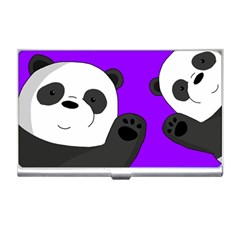 Cute Pandas Business Card Holders by Valentinaart