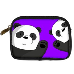 Cute Pandas Digital Camera Cases by Valentinaart