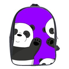 Cute Pandas School Bag (large) by Valentinaart