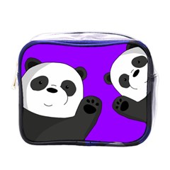 Cute Pandas Mini Toiletries Bags by Valentinaart