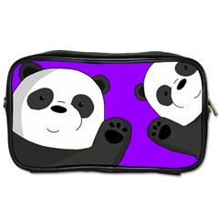 Cute Pandas Toiletries Bags 2-side by Valentinaart