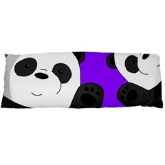 Cute Pandas Body Pillow Case Dakimakura (two Sides) by Valentinaart