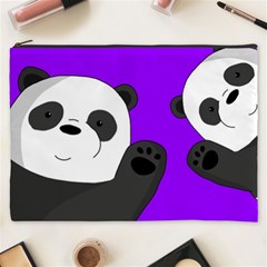 Cute Pandas Cosmetic Bag (xxxl)  by Valentinaart