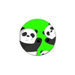 Cute pandas Golf Ball Marker (4 pack) Front