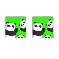 Cute Pandas Cufflinks (square) by Valentinaart