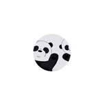 Cute pandas 1  Mini Buttons Front