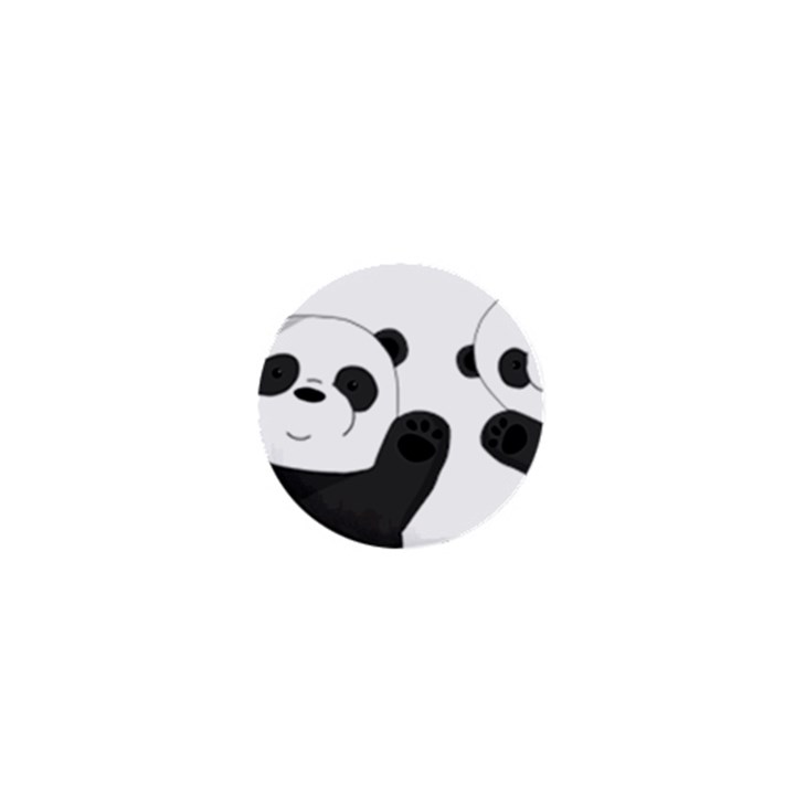 Cute pandas 1  Mini Buttons