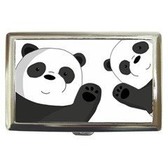 Cute Pandas Cigarette Money Cases by Valentinaart