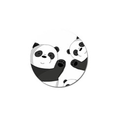 Cute Pandas Golf Ball Marker by Valentinaart