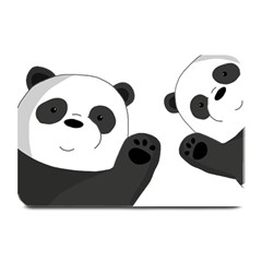 Cute Pandas Plate Mats by Valentinaart