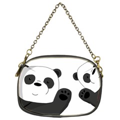 Cute Pandas Chain Purses (two Sides)  by Valentinaart