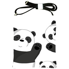 Cute Pandas Shoulder Sling Bags by Valentinaart