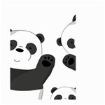 Cute pandas Small Garden Flag (Two Sides) Front