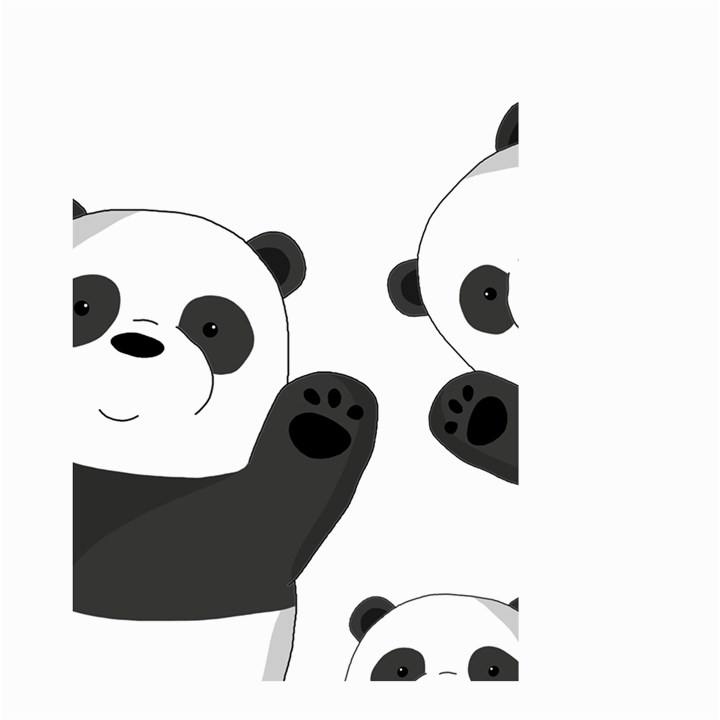 Cute pandas Small Garden Flag (Two Sides)