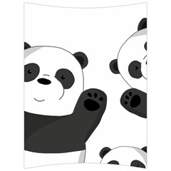 Cute Pandas Back Support Cushion by Valentinaart