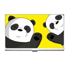 Cute Pandas Business Card Holders by Valentinaart