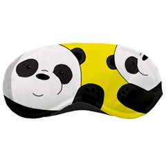 Cute Pandas Sleeping Masks by Valentinaart