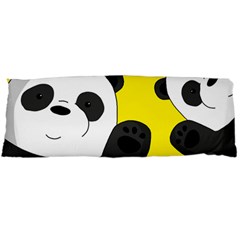 Cute Pandas Body Pillow Case (dakimakura) by Valentinaart