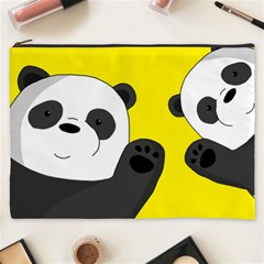 Cute Pandas Cosmetic Bag (xxxl)  by Valentinaart