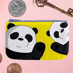 Cute Pandas Large Coin Purse by Valentinaart