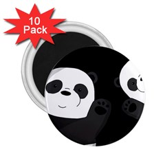 Cute Pandas 2 25  Magnets (10 Pack)  by Valentinaart