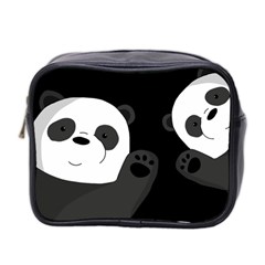 Cute Pandas Mini Toiletries Bag 2-side by Valentinaart