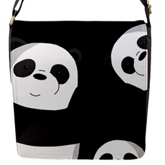 Cute Pandas Flap Messenger Bag (s) by Valentinaart