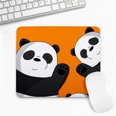 Cute Pandas Large Mousepads by Valentinaart