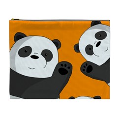 Cute Pandas Cosmetic Bag (xl) by Valentinaart