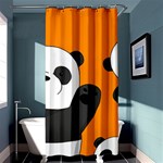 Cute pandas Shower Curtain 36  x 72  (Stall)  Curtain(36 X72 ) - 33.26 x66.24  Curtain(36 X72 )