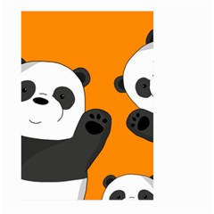 Cute Pandas Large Garden Flag (two Sides) by Valentinaart