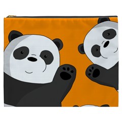 Cute Pandas Cosmetic Bag (xxxl)  by Valentinaart