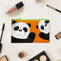 Cute Pandas Cosmetic Bag (xs) by Valentinaart