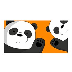 Cute Pandas Satin Wrap by Valentinaart