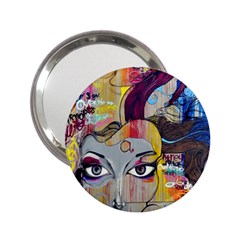 Graffiti Mural Street Art Painting 2 25  Handbag Mirrors by BangZart