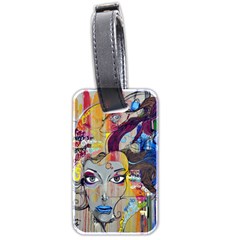 Graffiti Mural Street Art Painting Luggage Tags (two Sides) by BangZart