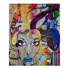 Graffiti Mural Street Art Painting Shower Curtain 60  X 72  (medium)  by BangZart