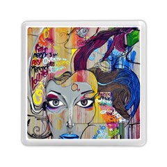 Graffiti Mural Street Art Painting Memory Card Reader (square)  by BangZart