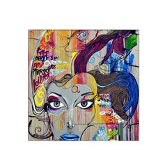 Graffiti Mural Street Art Painting Satin Bandana Scarf by BangZart